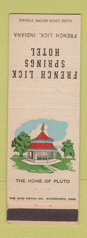 Matchbook Cover - French Lick Springs Hotel IN