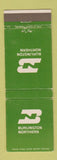 Matchbook Cover - Burlington Northern Railroad WEAR