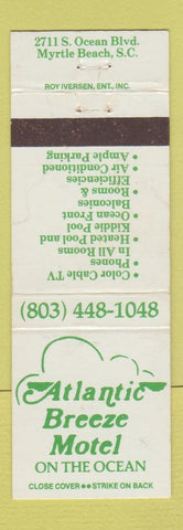 Matchbook Cover - Atlantic Breeze Motel Myrtle Beach SC