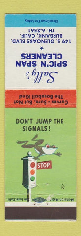 Matchbook Cover - Sally's Spic n Cleaners Burbank CA