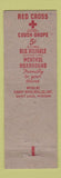 Matchbook Cover - Weinberger's Drug Stores Red Cross Cough Drops