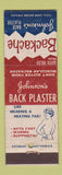 Matchbook Cover - Johnson's Back Plaster girlie