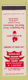 Matchbook Cover - Hawaiian Garden Restaurant Seabrook NH WEAR