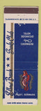 Matchbook Cover - Elbow Beach Surf Club Paget Bermuda seahorse