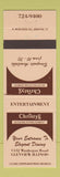 Matchbook Cover - Christy's Restaurant Glenview IL