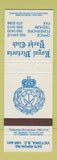 Matchbook Cover - Royal Victoria Yacht Club BC