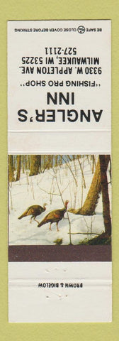 Matchbook Cover - Angler's Inn Milwaukee WI #1