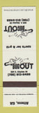 Matchbook Cover - Dug Out Restaurant Athens GA