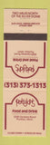 Matchbook Cover - Pettijons Restaurant Ponatic MI