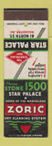 Matchbook Cover - Zoric Cleaners Rochester NY