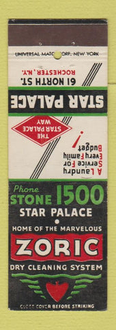 Matchbook Cover - Zoric Cleaners Rochester NY