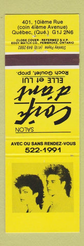 Matchbook Cover - Coif D Art Salon Quebec QC