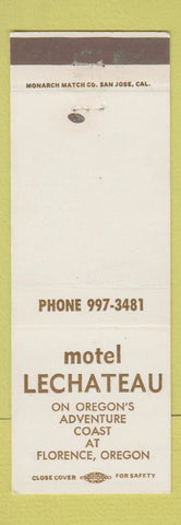 Matchbook Cover - Motel Lechateau Florence OR