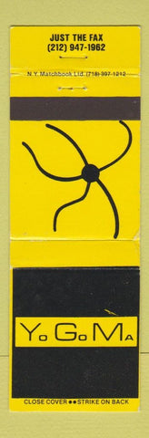 Matchbook Cover - YGM Celluloid Records New York City