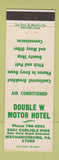 Matchbook Cover - Double W Motor Hotel Mechanicsburg PA