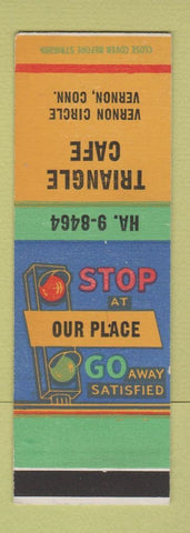 Matchbook Cover - Triangle Cafe Vernon CT SAMPLE