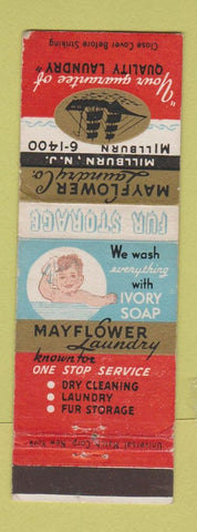 Matchbook Cover - Mayflower Laundry Millburn NJ