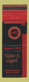 Matchbook Cover - Walter Cappels Palmer House Drug Stores Chicago IL