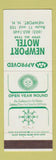 Matchbook Cover - Newport Motel NH