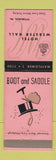 Matchbook Cover - Hotel Webster Hall Pittsburgh PA Boot and Saddle