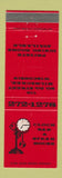 Matchbook Cover - Clock Bar Steak House Milwaukee WI