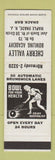 Matchbook Cover - Cherry Valley Bowling Academy Maple Shade NJ Girlie SAMPLE