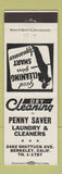 Matchbook Cover - Penny Saver Laundry Cleaners Berkeley CA