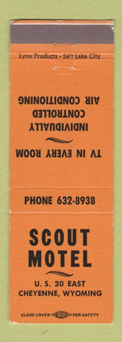 Matchbook Cover - Scout Motel Cheyenne WY