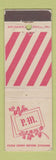 Matchbook Cover - PM Bar Restaurant Philadelphia PA
