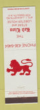 Matchbook Cover - The Red Lion Steak Lobster Portsmouth NH