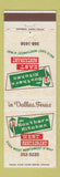 Matchbook Cover - Southern Kitchen Dallas TX
