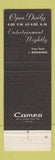 Matchbook Cover - Twenty East Room Chicago IL
