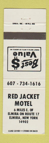 Matchbook Cover - Red JACket Motel Elmira NY WORN