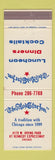 Matchbook Cover - Red Star Inn Chicago IL