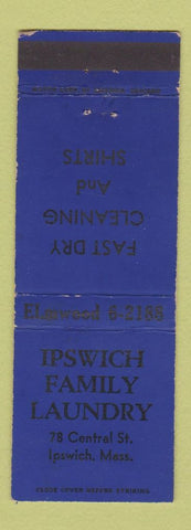 Matchbook Cover - Ipswich Family Laundry MA WEAR