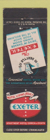 Matchbook Cover - Exter Hotel Seattle WA