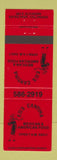 Matchbook Cover - Ed's Cantina Mexican Restaurant Estes Park Colorado