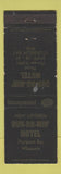 Matchbook Cover - Dun Ro Min Motel Sturgeon Bay WI WEAR