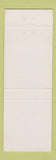 Matchbook Cover - Upton Motel WY TEAL