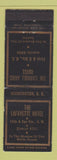 Matchbook Cover - Lafayette Hotel Washington DC Carroll Arms Hotel