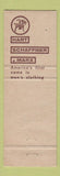 Matchbook Cover - Drews' Men's Clothes Klamath Falls OR Hart Schaffner Marx