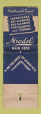 Matchbook Cover - Model Cleaners Laundry Minneapolis MN WORN