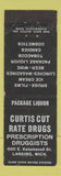 Matchbook Cover - Curtis Cut Rate Drugs Lansing MI WEAR