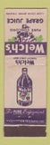 Matchbook Cover - Welch's Grape Juice