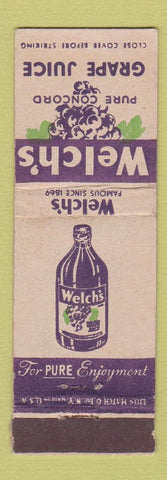 Matchbook Cover - Welch's Grape Juice