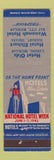 Matchbook Cover - Hotels Olds Lansing MI Elkhart IN Wenonah Bay City MI WEAR