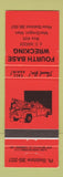 Matchbook Cover - Fourth Base Wrecking Towing MacGregor MB