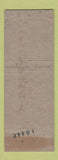 Matchbook Cover - Rio Grande Railroad Royal Gorge Moffat Tunnel WEAR