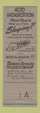 Matchbook Cover - Tums Antacid Fly Fishing Silver Doctor