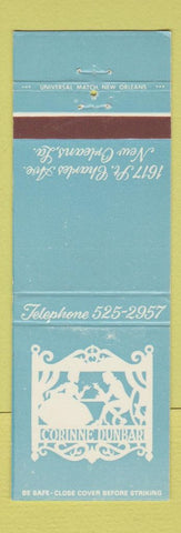 Matchbook Cover - Corinne Dunbar New Orleans LA